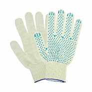 Перчатки ХБ с ПВХ, 10 класс "Стандарт"